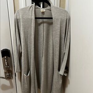 Jonni Ribbed Open Front Cardigan